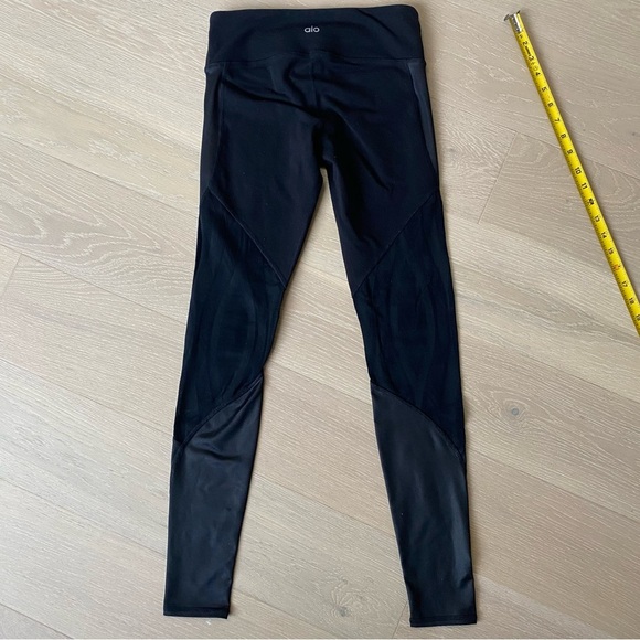 Alo Vitality Leggings Lively Lace Black size xs - Picture 5 of 13